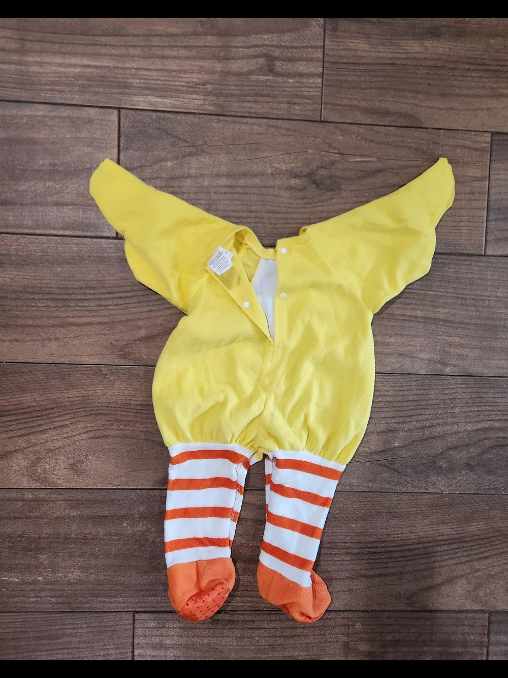 Rubie's Newborn Unisex Baby Duck Duckling Costume Hoodie Bodysuit Sleeveless